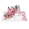 3D Blahoželanie - Orchidea a motýle