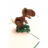 3D Blahoželanie - Dinosaurus