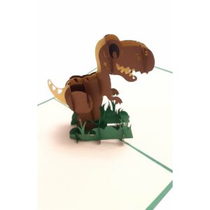 3D Blahoželanie - Dinosaurus