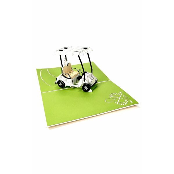 3D Blahoželanie - Golfové auto