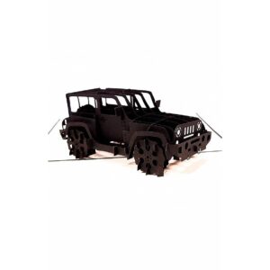 3D Blahoželanie - Jeep