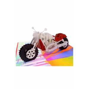 3D Blahoželanie - Motocykel