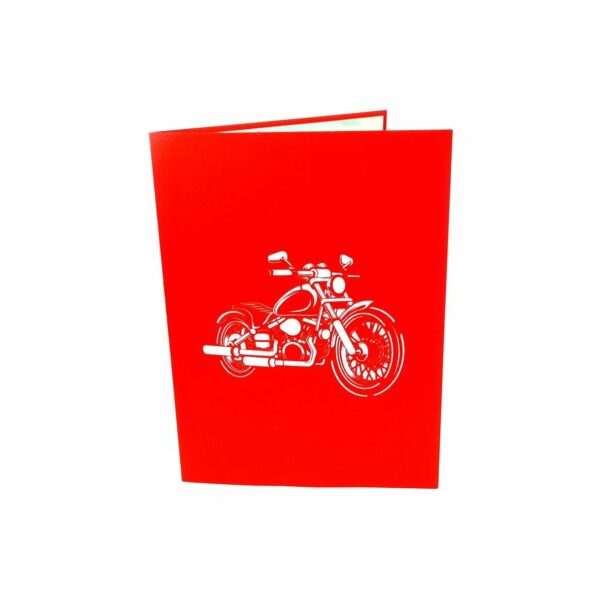 3D Blahoželanie - Motocykel