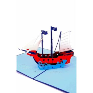 3D Blahoželanie - Pirátska loď