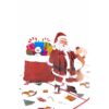 3D Blahoželanie - Santa s taškou darčekov