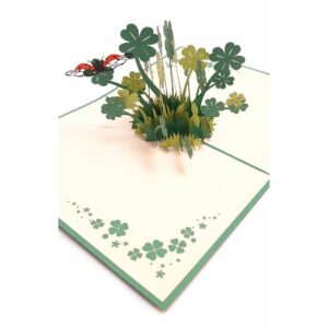 3D Blahoželanie - Štvorlístok pre šťastie
