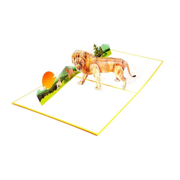 3D Blahoželanie - Lev