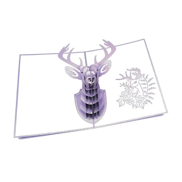 3D Blahoželanie - Jeleň