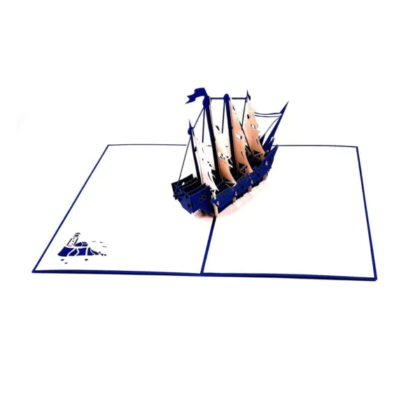 3D Blahoželanie - Plachetnica