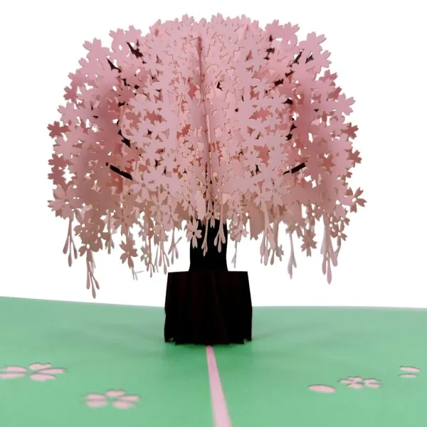 3D Blahoželanie - Strom šťastia (ružový)
