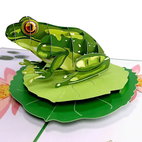3D Blahoželanie - Žaba