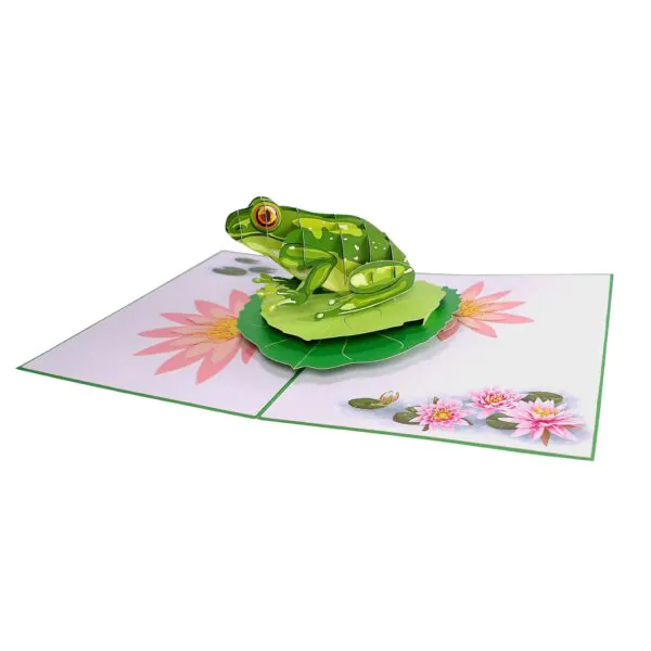 3D Blahoželanie - Žaba
